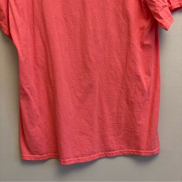 Gildan L Long Neck Beer pink black short sleeve t-shirt barbiecore Barbie casual - Picture 7 of 7